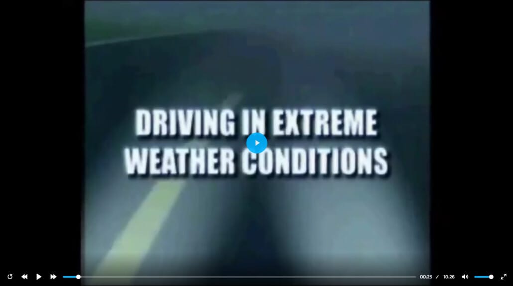 Conducir en condiciones climáticas extremas Español