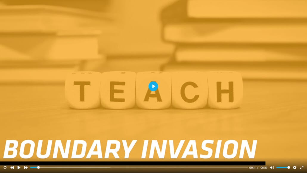 Schools - Boundary Invasion