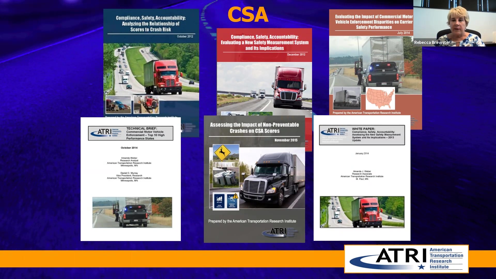 Trucking Industry Concerns 2020 from ATRI CSA