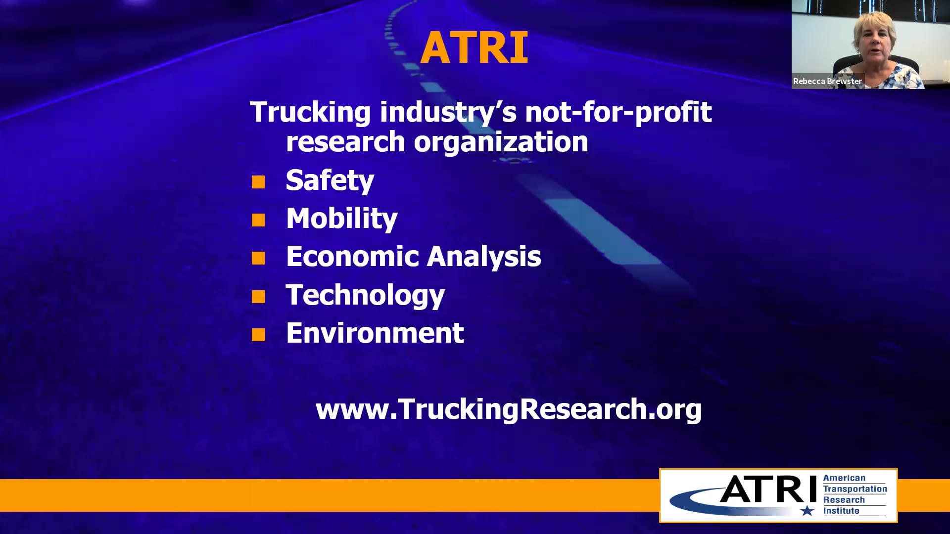 Trucking Industry Concerns 2020 from ATRI