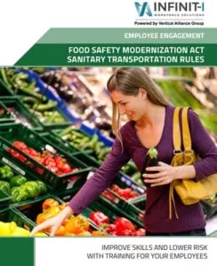 Infinit-I Catalog for Employee Engagement Food Safety Modernization Act Sanitary Transportation Rules