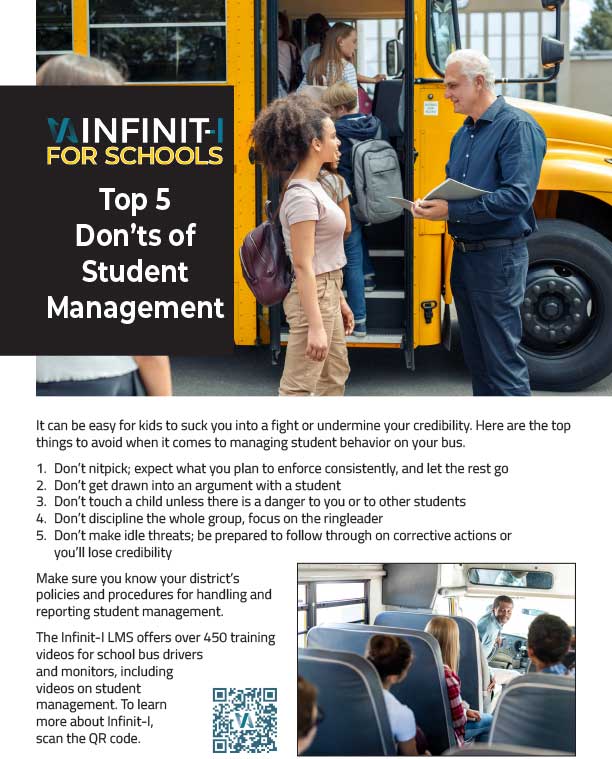 Top 5 Don'ts of Student Management