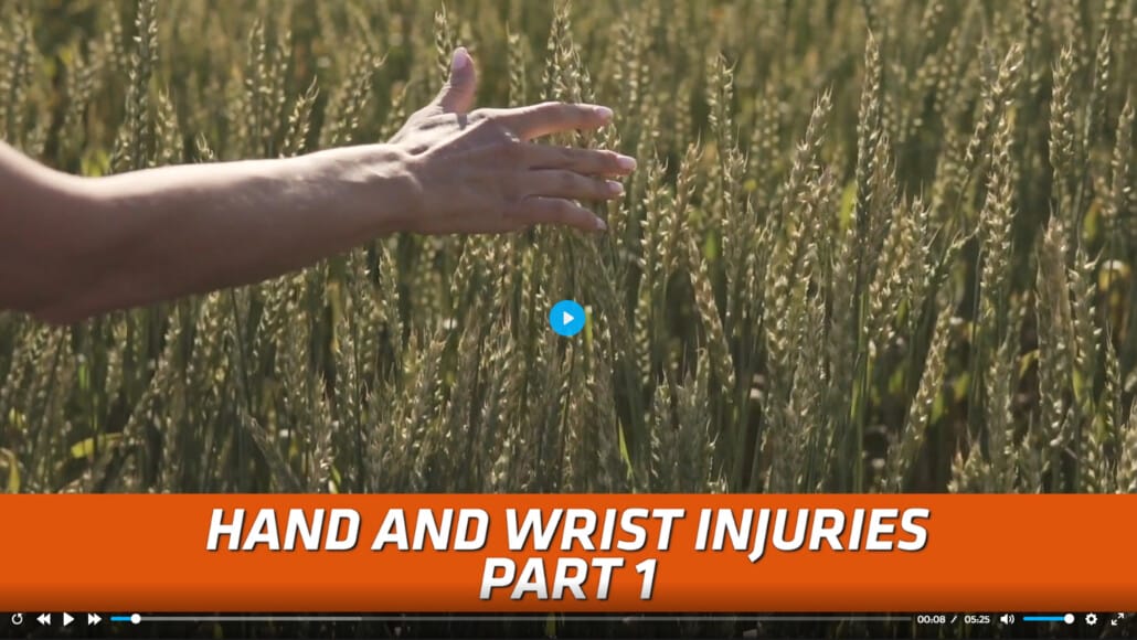 OSHA: Hand and Wrist Injuries  – Part 1