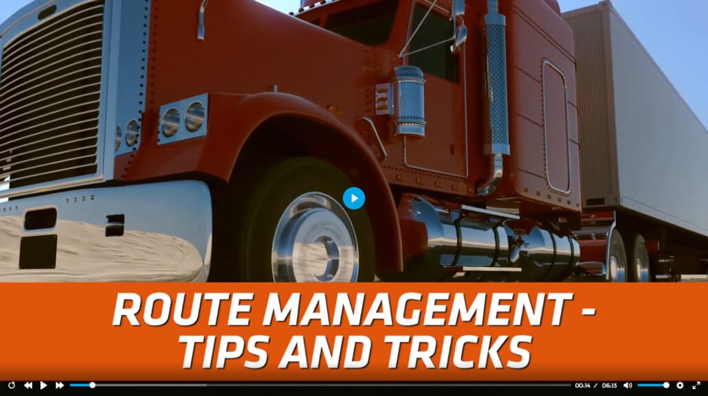 Route Management – Tips and Tricks
