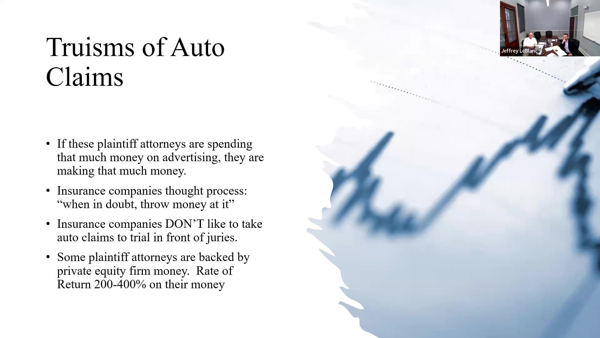 Truisms of Auto Claims