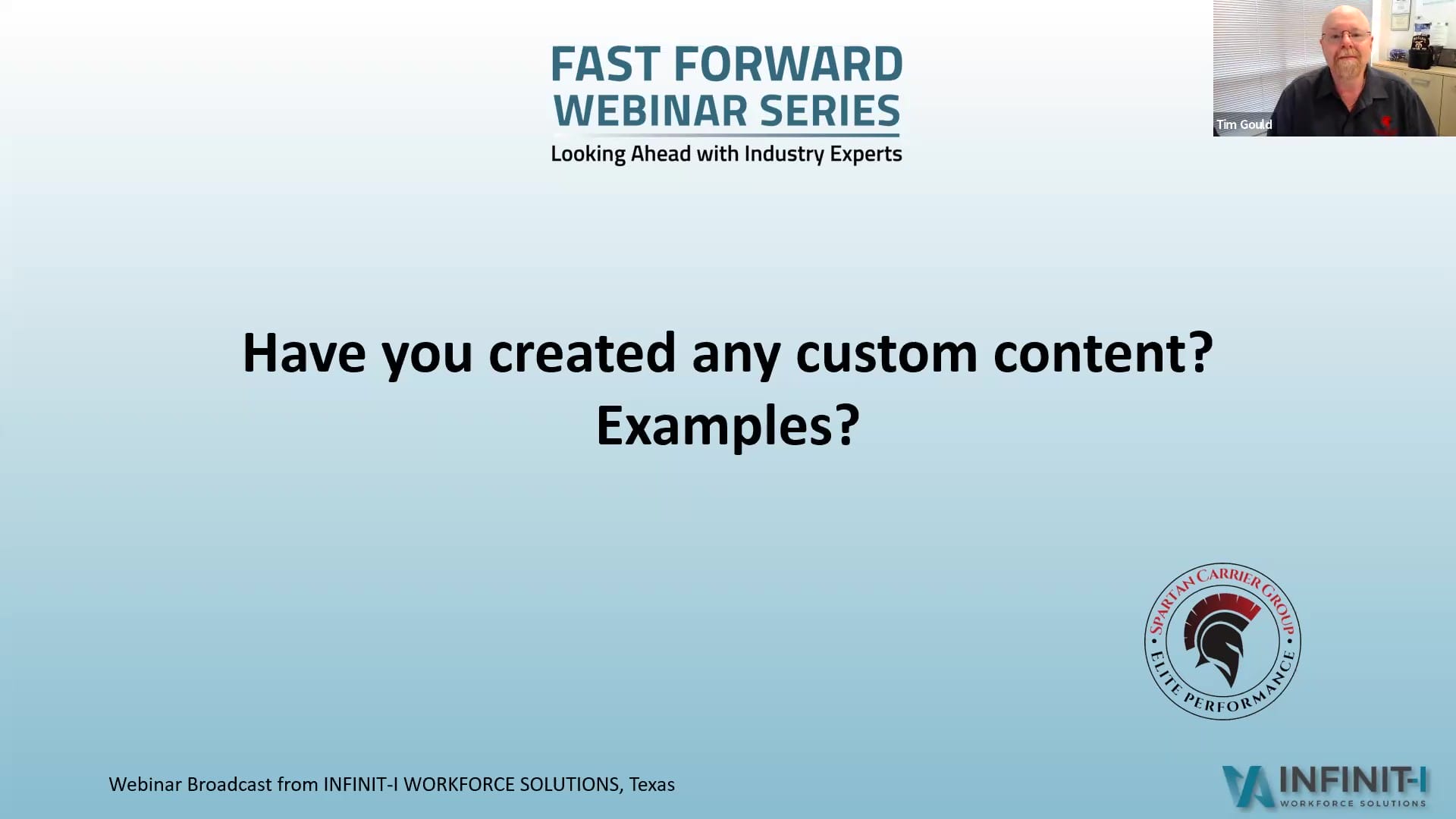 Have You Created Any Custom Content?