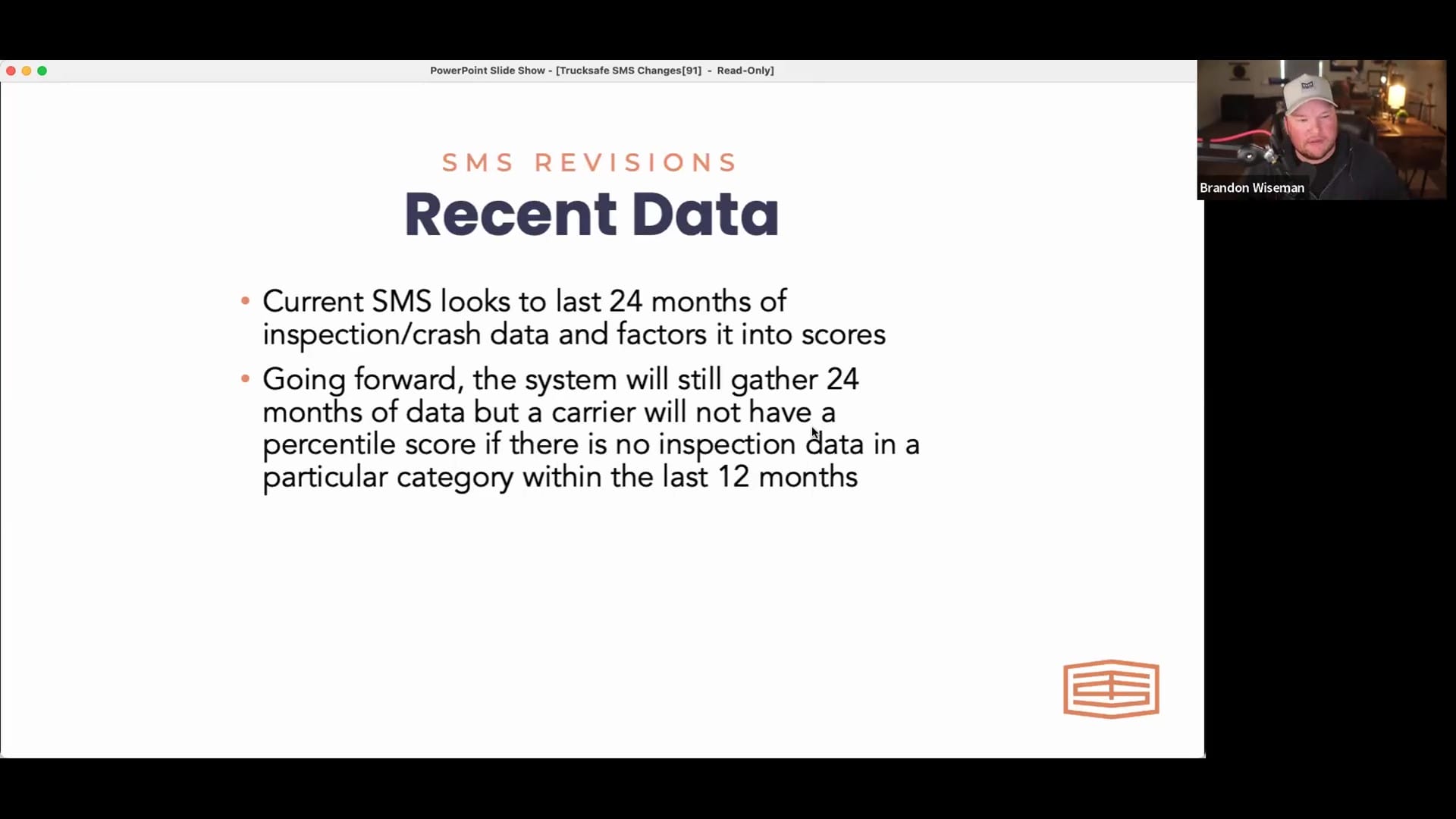 SMS Revisions Recent Data