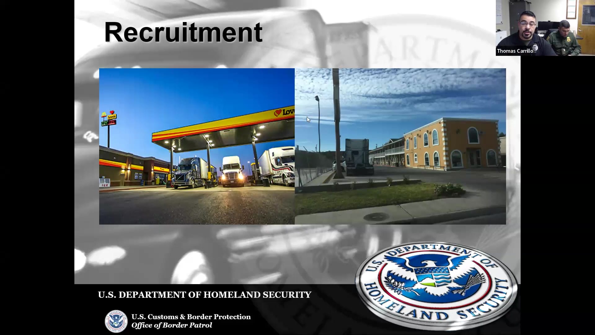 US Border Patrol to Truck Drivers Recruitment
