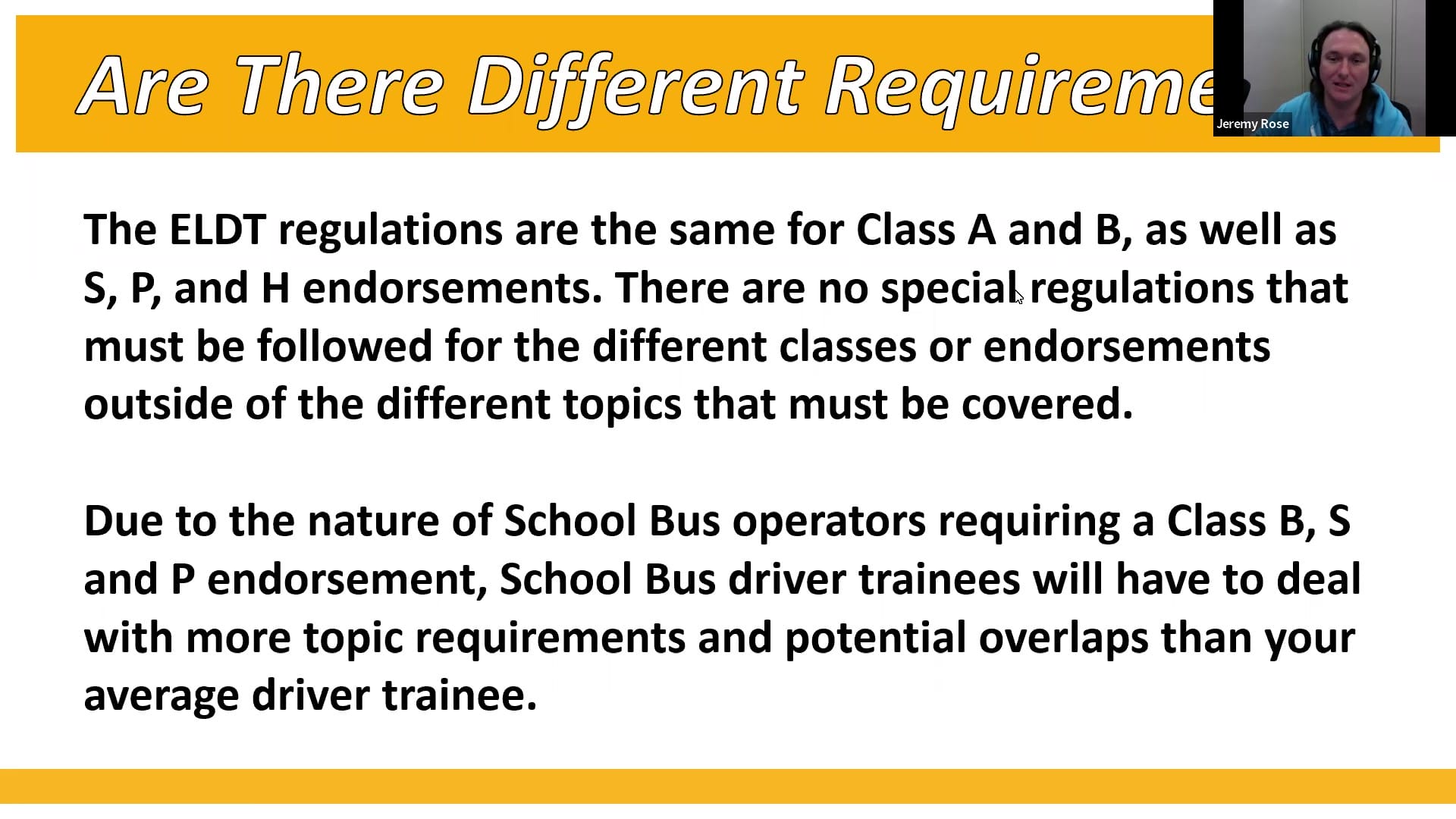 Entry Level Driver Training for Student Transportation ELD Training FMCSA Requirements