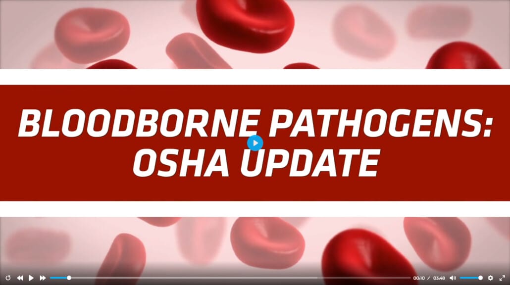 OSHA: Blood Borne Pathogens: 12. OSHA Update