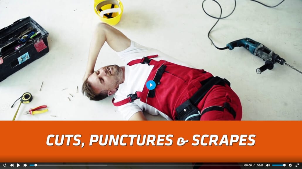 OSHA: Cuts, Scrapes, and Punctures - Prevención de lesiones de compensación laboral: cortes, pinchazos y raspaduras