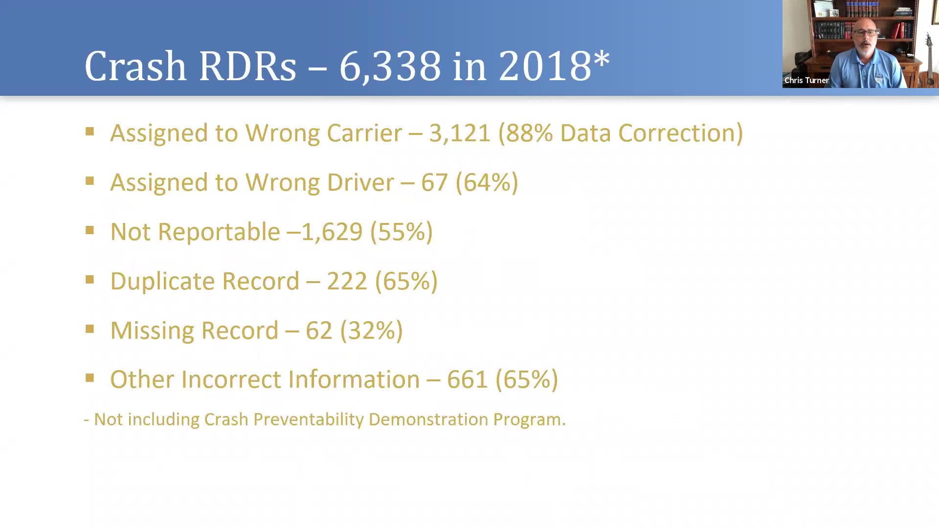 DataQ Crash RDRs 2018