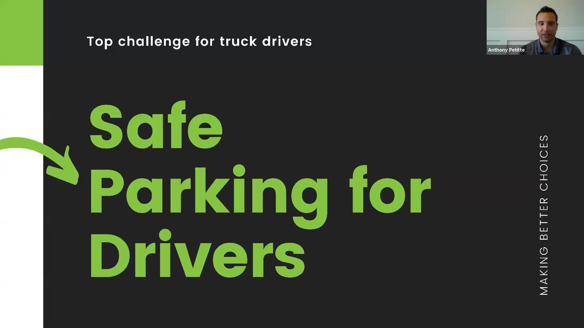 Truck Drivers Safe Parking is a Top Challenge Safe Parking