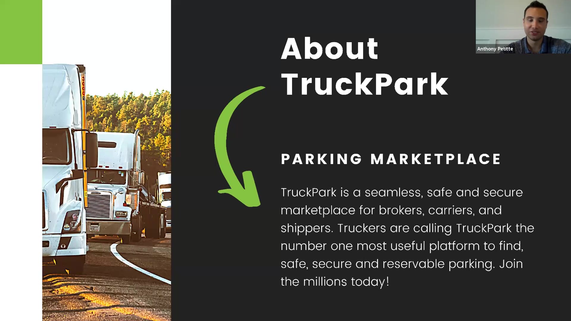 Truck Drivers Safe Parking is a Top Challenge Parking Marketplace