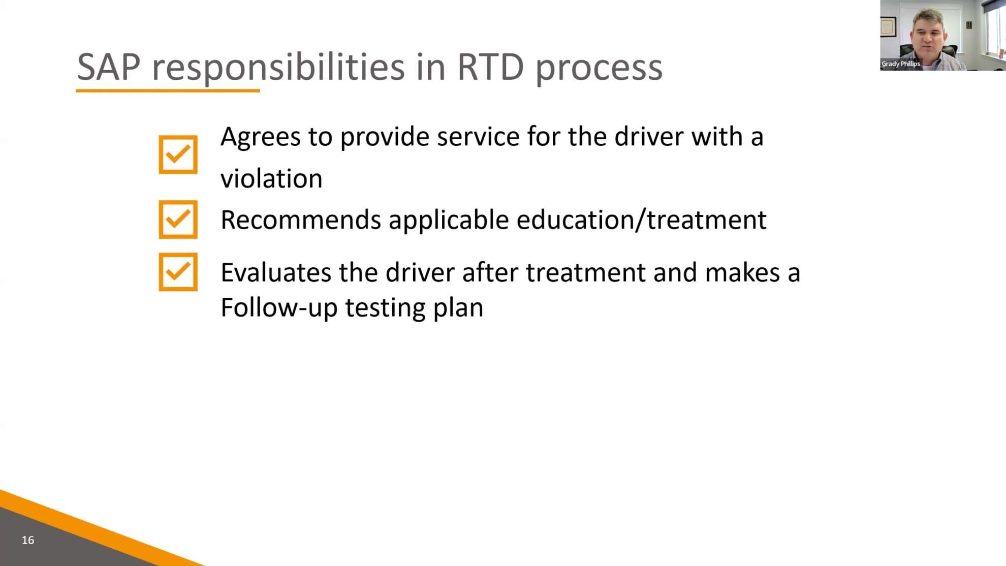 Drug Clearinghouse RTD Process Employer Responsibilities