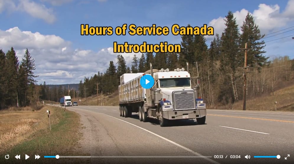Canadian Hours of Service – Part 1 - Introduction