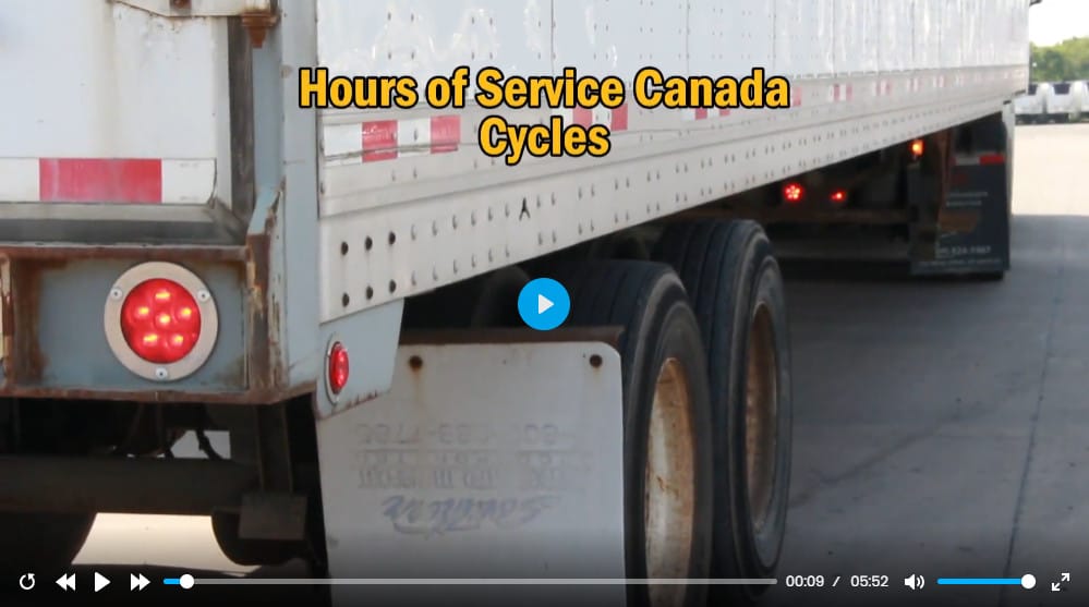 Canadian Hours of Service – Part 4 – Cycles