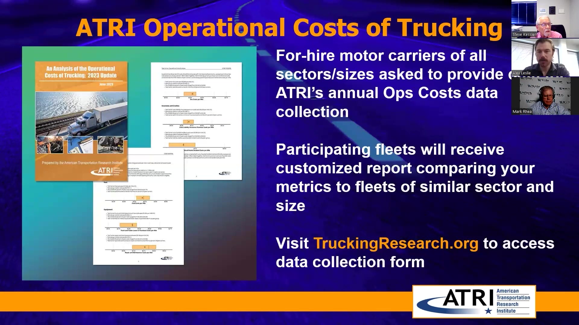 ATRI’s Research on Predatory Towing Operational Costs of Trucking