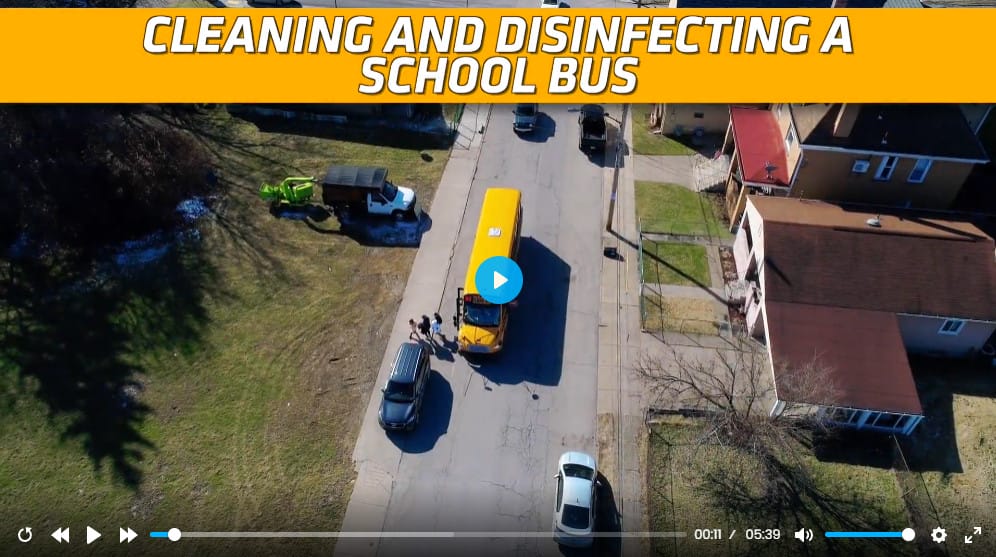 School Bus - Cleaning and Disinfecting