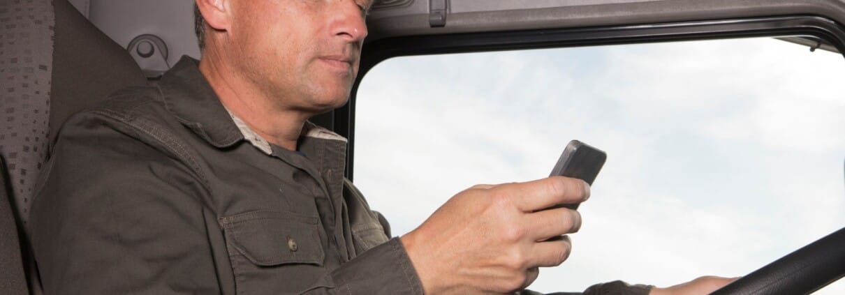Distracted Driving Awareness Month Truck Driver