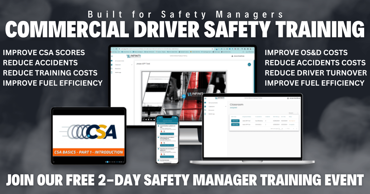 Commercial Driver Safety Training Event