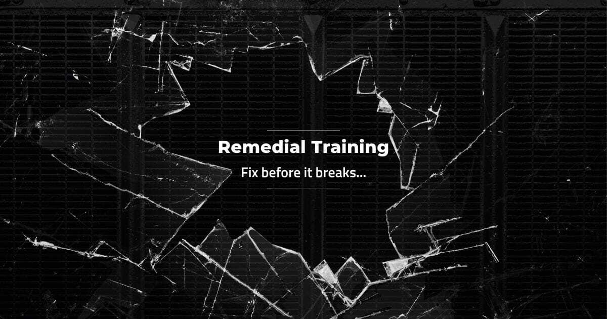 REMEDIAL TRAINING visual data 5