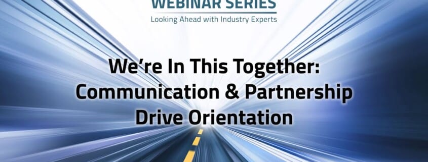 Fast Forward Expert Roundtable #4: Communication & Partnership Drive Orientation