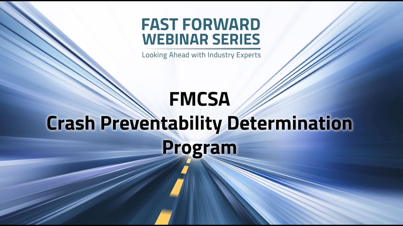 FMCSA Crash Preventability Determination Program | Inifnit-I